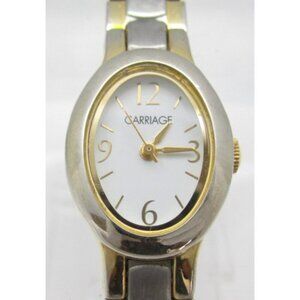 Women Carraige by Timex Quartz WR Analog 18mm Watch (H829) "New Battery"